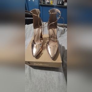 Womens Rose gold shoes